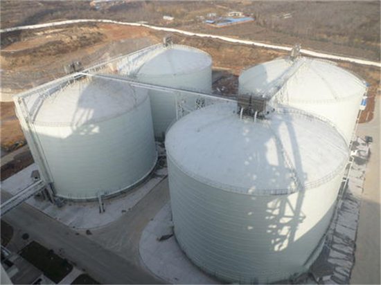 吉林5000吨立式粉煤灰储存罐